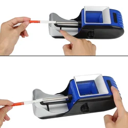 Rodillo de tabaco automático eléctrico, máquina laminadora de cigarrillos con enchufe europeo/estadounidense, materiales de llenado, inyector rodante de tabaco DIY