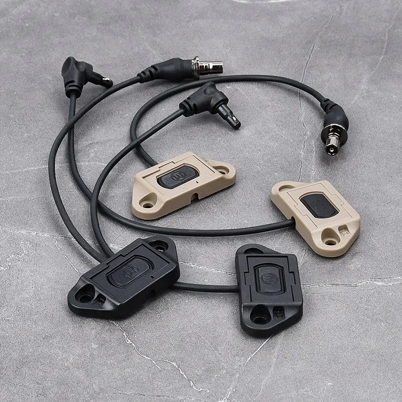 Mini interruptor de presión remoto ModButton, linterna WADSN PEQ15, láser 2,5/3,5 SF, enchufe de grúa compatible con riel Picatinny Mlok Keymod de 20MM - imagen 2