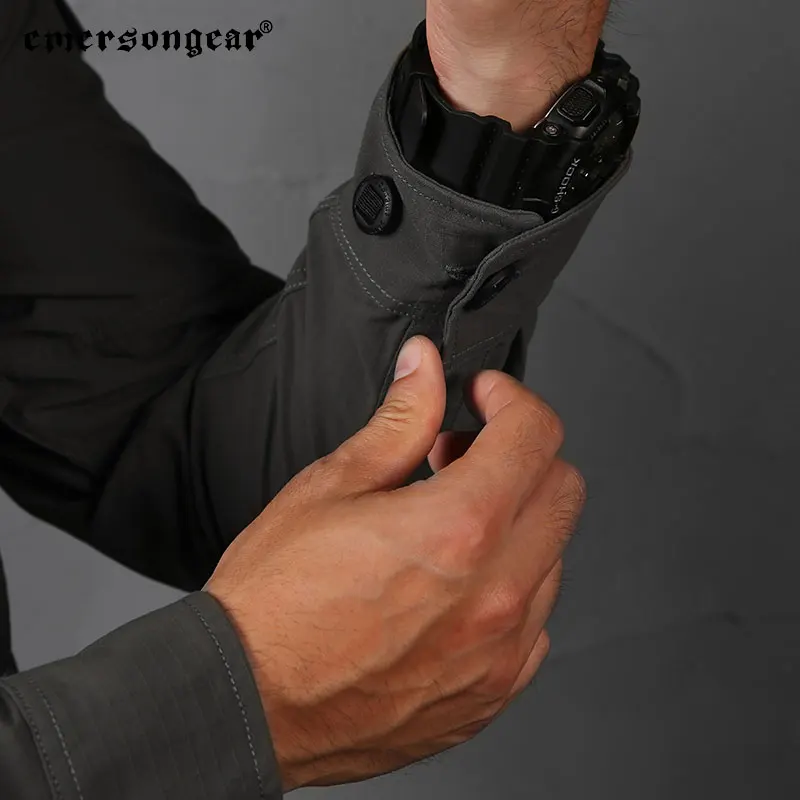 Emersongear Blue Label Defender Tac-Camiseta táctica elástica, camiseta transpirable, camisa para hombre, Camping, viajero urbano, informal - imagen 5