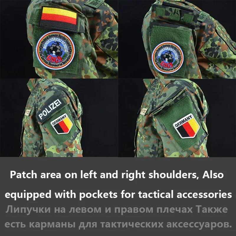 Mege Flectarn uniforme táctico ACU camuflaje parche equipo CS al aire libre - imagen 5
