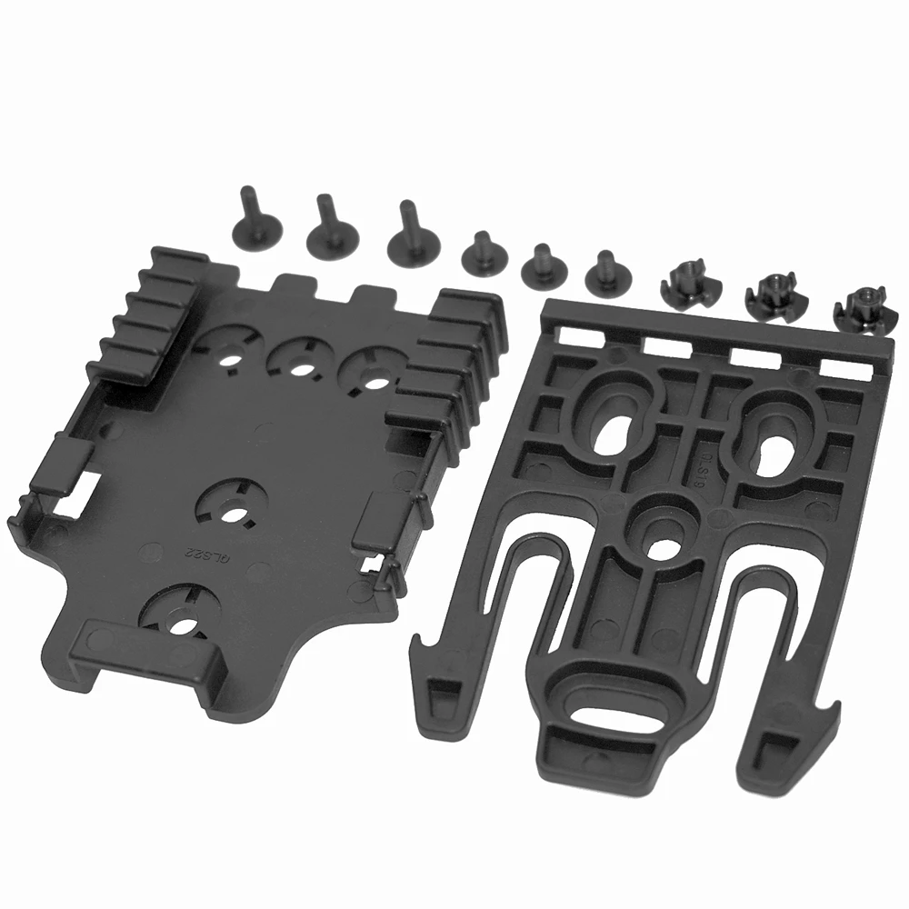 Accesorios para pistolera, Kit individual QLS19, horquilla de bloqueo de funda de alta resistencia/placa receptora QLSS 22 para adaptador de fijación de funda de pistola - imagen 3