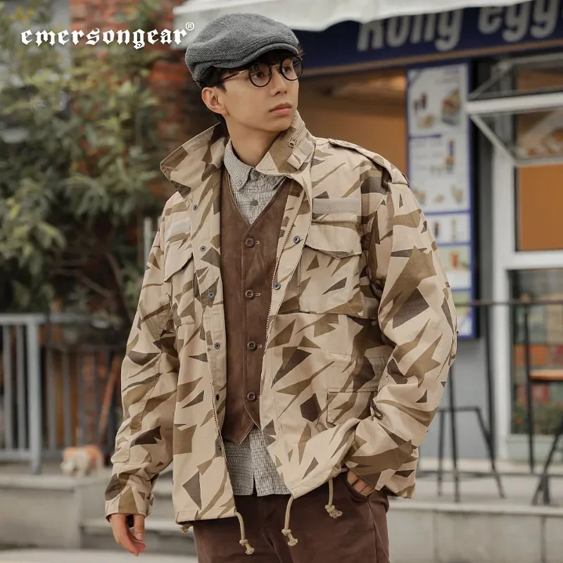Emersongear-abrigo táctico para M65, gabardina con múltiples bolsillos, chaqueta ergonómica, caza cálida, Camping, senderismo al aire libre, DCC EM9654 - imagen 4