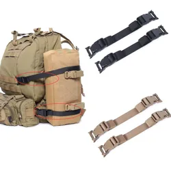 Mochila para deportes al aire libre, chaleco MOLLE, correa fija extendida ajustable táctica