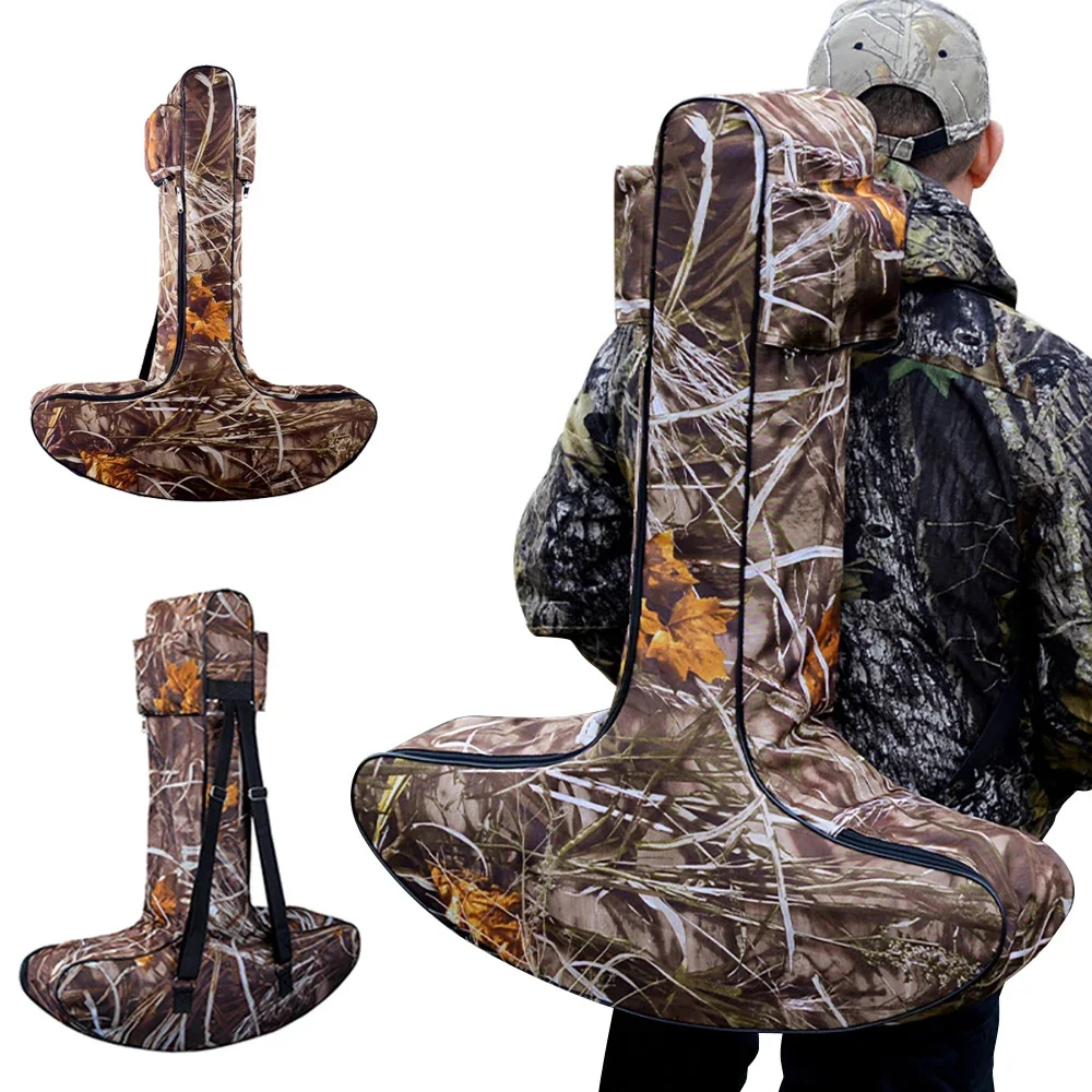 Estuche para arco, bolsa de almacenamiento para ballesta, estuche suave para ballesta con correas para mochila, bolsa de camuflaje para equipo de tiro con arco de caza