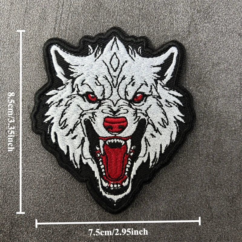 Parche bordado de tigre de Bengala, insignias de moral táctica, parches militares con gancho, pegatina para mochila en ropa - imagen 2