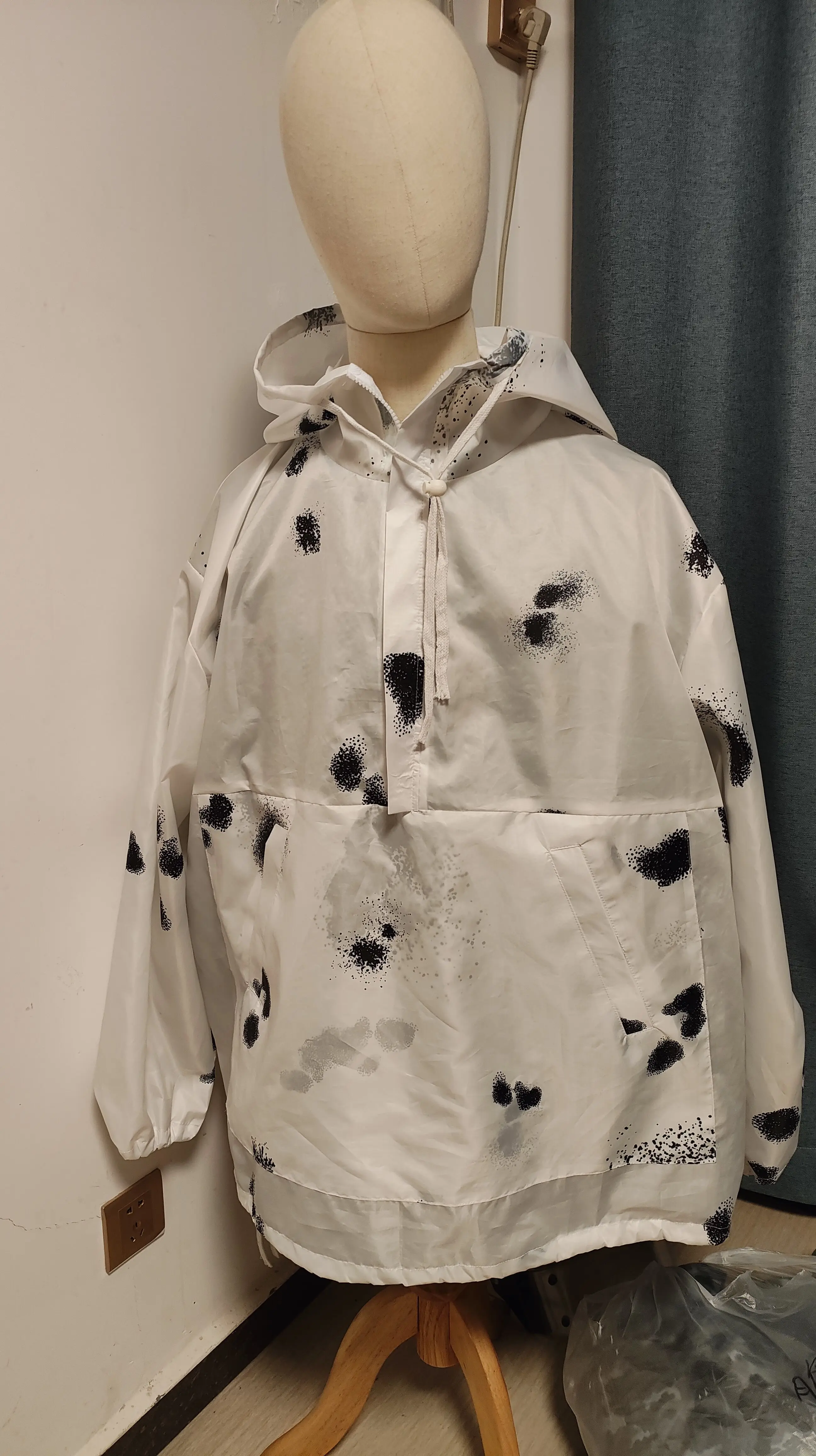 Funda de camuflaje de nieve rusa (incluido pantalones) uniforme de camuflaje de nieve en talla única - imagen 3