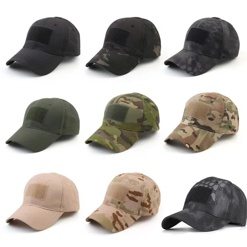 Gorra de béisbol con ventilador táctico para hombre, adiestramiento al aire libre, cp, visera ajustable para senderismo, gorra con lengua de pato - imagen 2