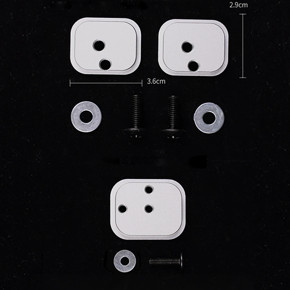 Abrazaderas de goma de montaje de Rifle táctico para vehículo Vertical M4 AR15, estante de Rifle de organización, placas de respaldo de aluminio para Panel Molle rígido - imagen 2