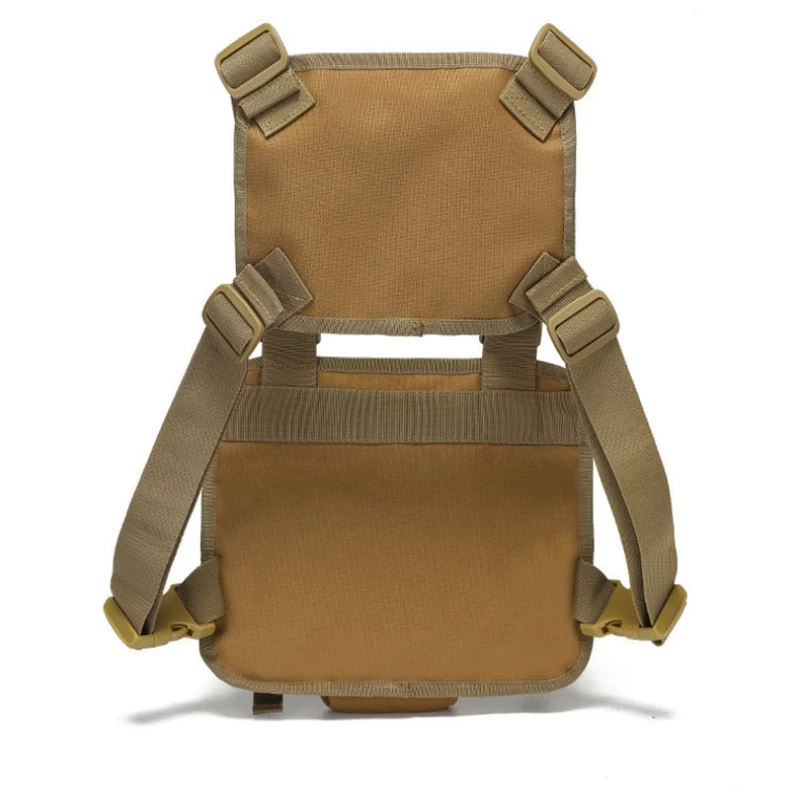 Bolsa táctica de pecho para escalada, almacenamiento Molle grande para hombres, pesca al aire libre, caza, senderismo, bolsa de comando, riñonera de viaje portátil - imagen 5