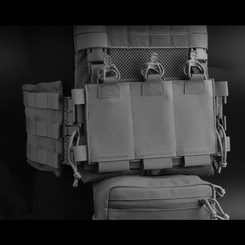 Chaleco con hebilla de liberación rápida LV119 AVS JPC SPC, portador de placa Airsoft para caza, faja Molle, 2 uds. - imagen 4