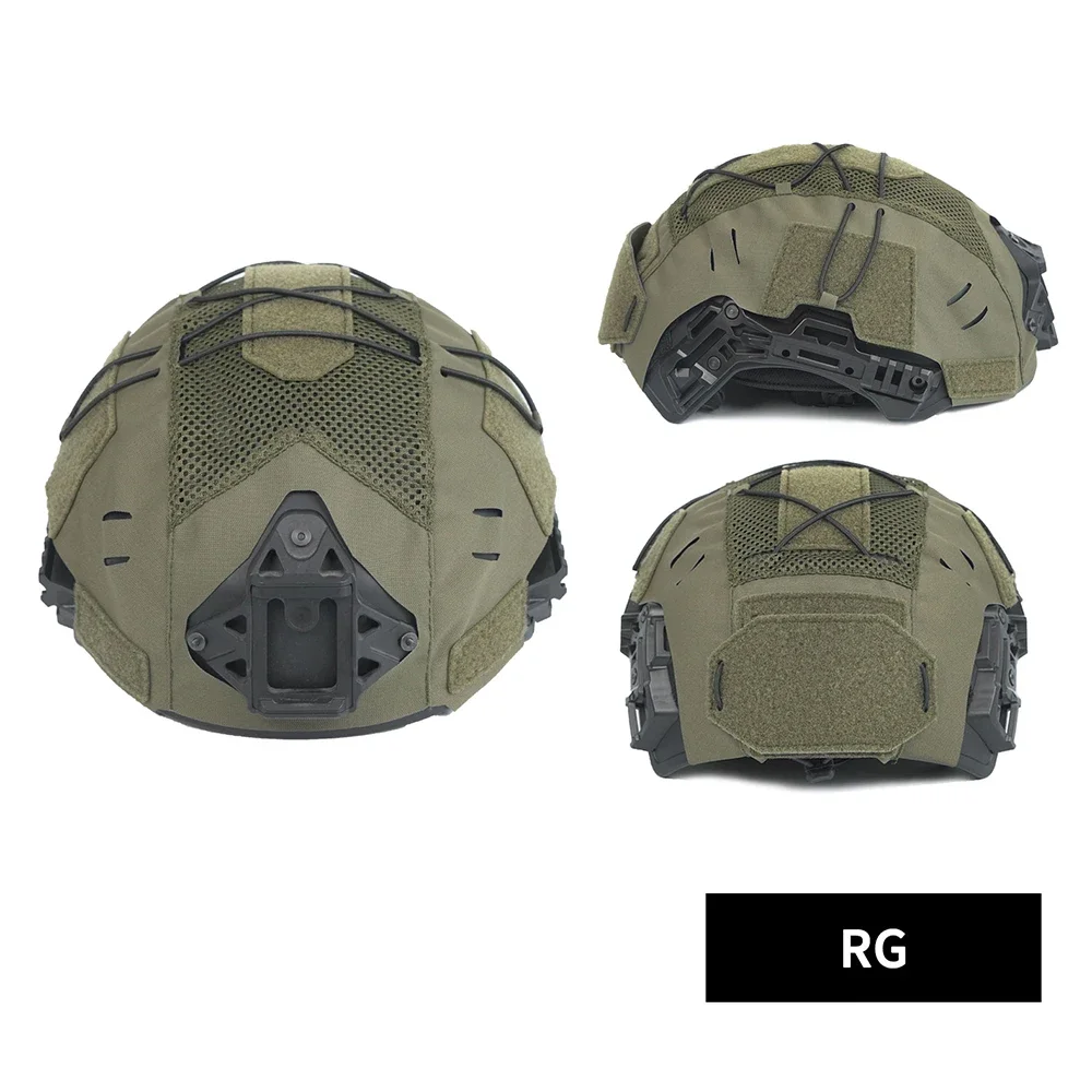 DMGear-cubierta de casco de equipo táctico, equipo de Airsoft, accesorios de caza, malla negra, Ranger verde, Wendy3.0 - imagen 4