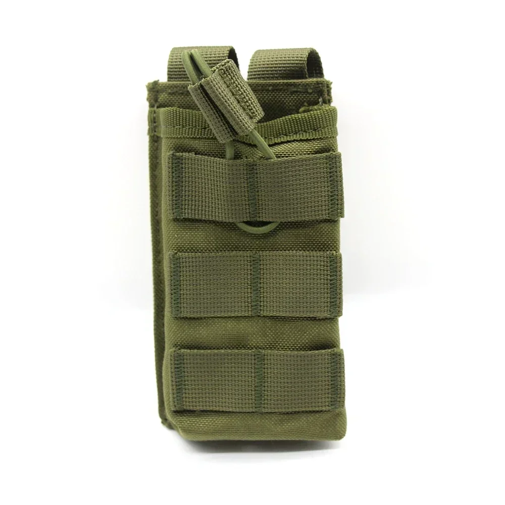 Bolsa Molle Mag para caza táctica, bolsa para revista de un solo Rifle, bolsa superior abierta M4 M16 5,56.23, bolsa con Clip para cartucho, fundas para pistola - imagen 2