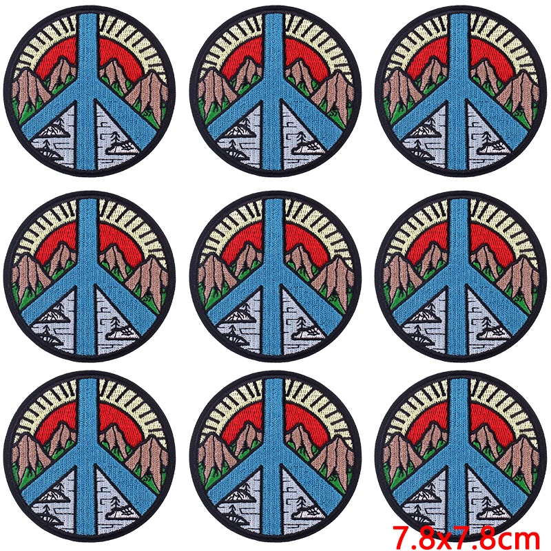 Parches para planchar en la ropa al aire libre, lote de 10 unidades, DIY, Fusible, costura - imagen 3