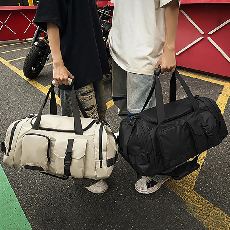 Deportes al aire libre Fitness gimnasio Yoga bolso senderismo Camping escalada viaje Duffle entrenamiento universitario almacenamiento de equipaje bolso cruzado hombres - imagen 3
