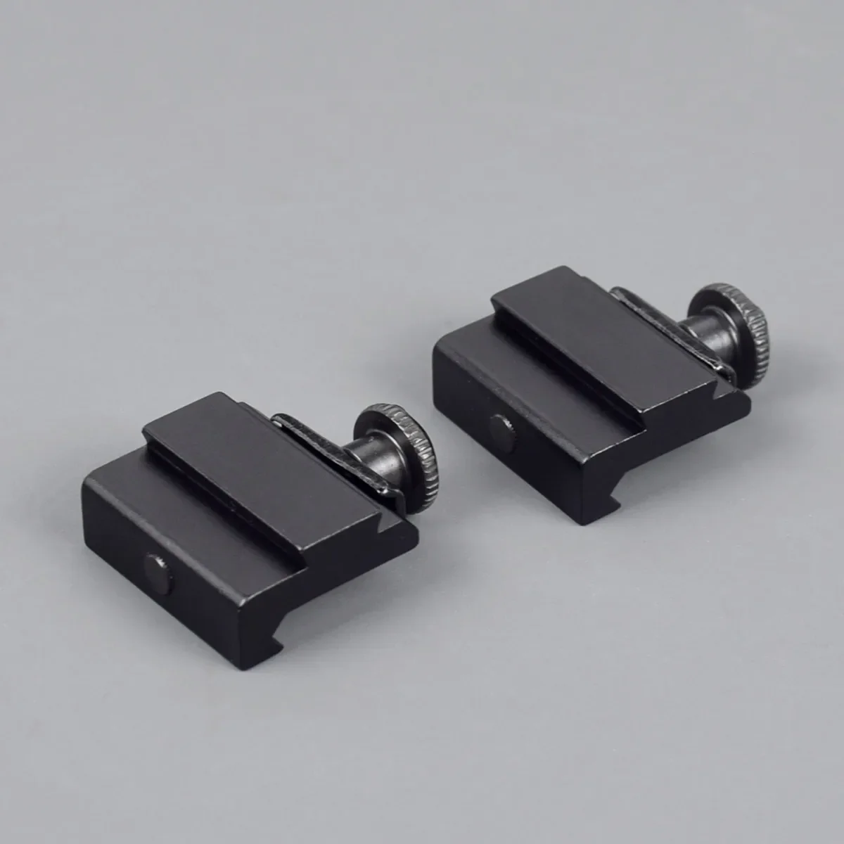 Montaje de mira de Caza, Base de adaptador de riel Picatinny A cola de Milano, accesorios de Caza, 20mm a 11mm, 2 unids/lote por par - imagen 3