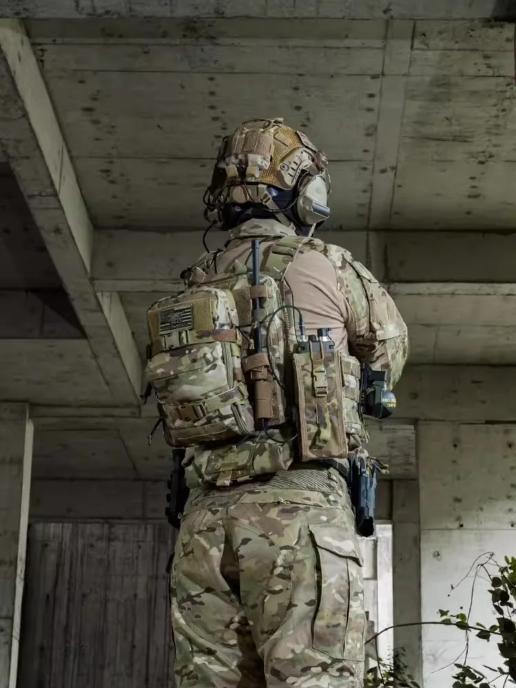 RD mochila táctica para chaleco, bolsa de agua, mochila colgante para el pecho, bolsa de tablero Molle X04 - imagen 2