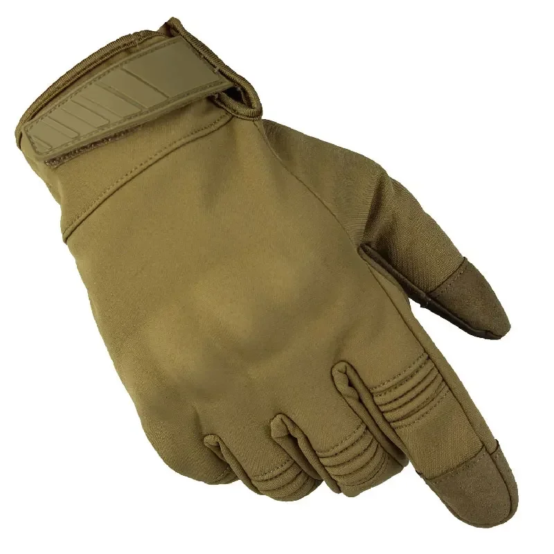 Guantes tácticos Airsoft, guantes Multicam para exteriores, senderismo, escalada, tiro, Paintball, camuflaje, guantes de dedo completo - imagen 2