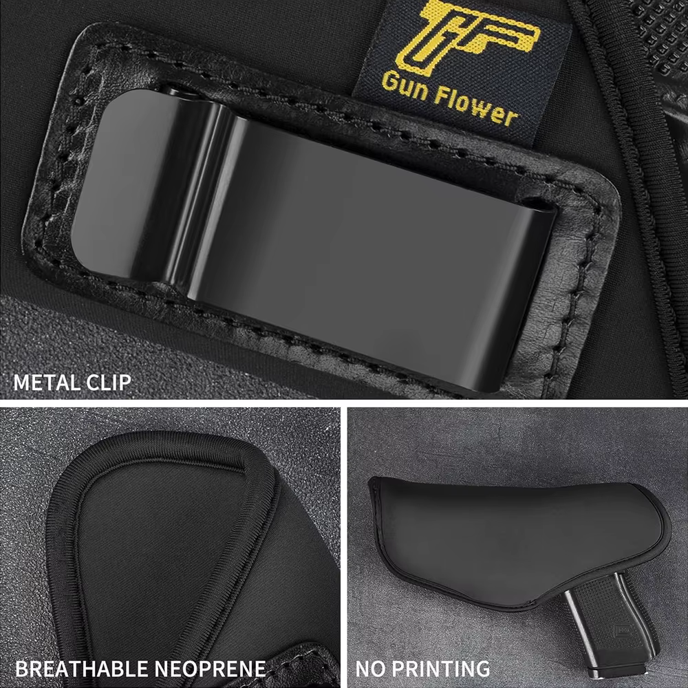 Funda neopreno IWB universal con clip metálico para tiro airsoft - imagen 4