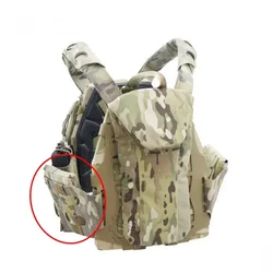 Panel portaplacas lateral táctico MOLLE – Bolsa para chaleco