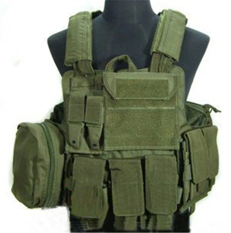 Chaleco táctico Molle CIRAS Airsoft, chaleco de combate con bolsa para revistas, armadura liberable, portador de placa, chaleco de ataque, ropa de caza, equipo - imagen 2