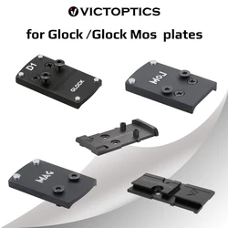 VictOptics placa de montaje red dot de acero para Glock MOS