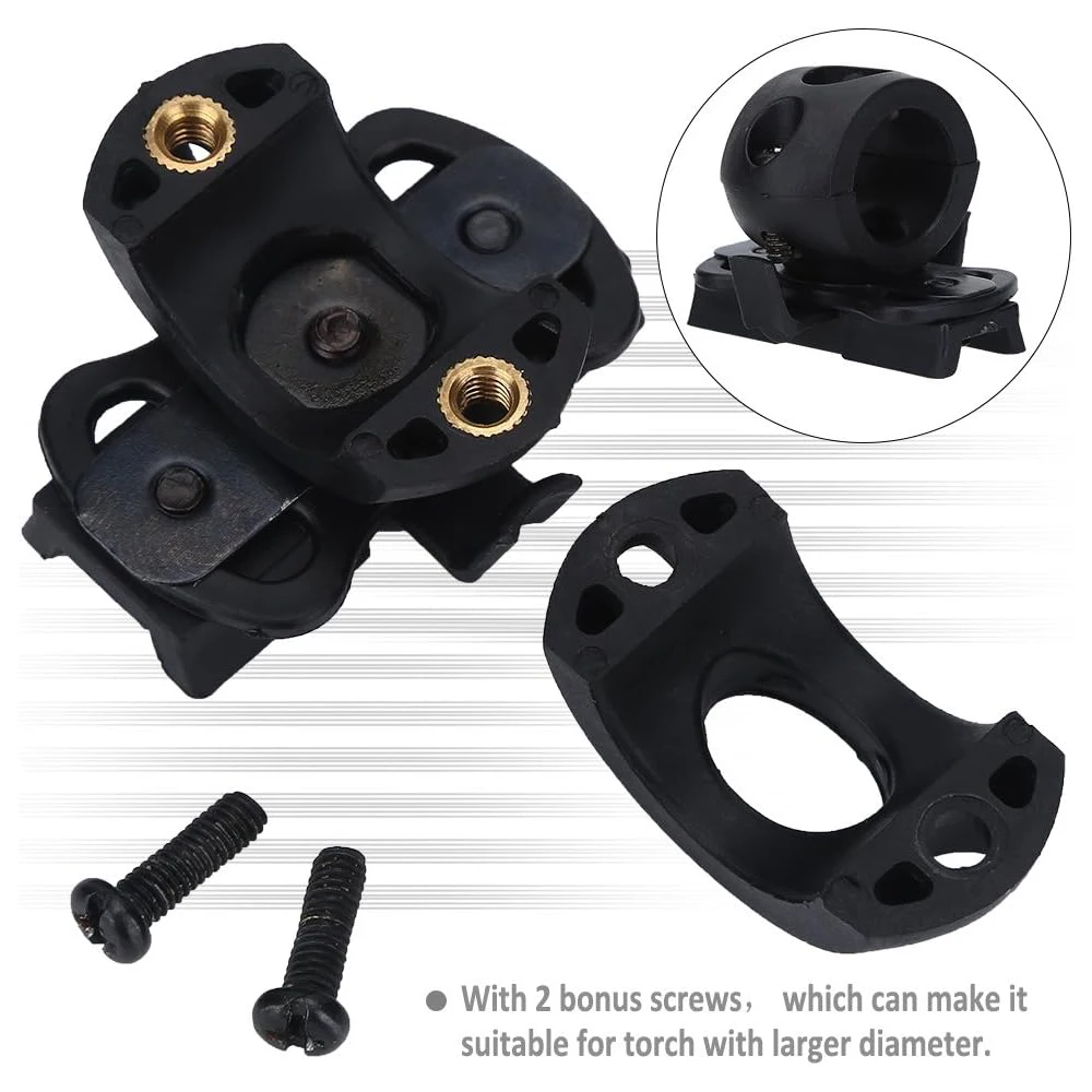 Soporte para linterna para casco BOOIU, abrazadera de montaje para casco táctico Mich rápido, soporte para antorcha de luz para casco con riel Universal de 60 grados - imagen 5