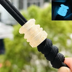 Colgante cuchillo llavero EDC - kit DIY cuentas con paraguas luminoso