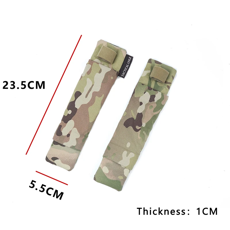 Hombreras de tórax estilo HSP, 2 almohadillas de cojín de piezas, portador de placa FCSK LV119, chaleco táctico - imagen 2