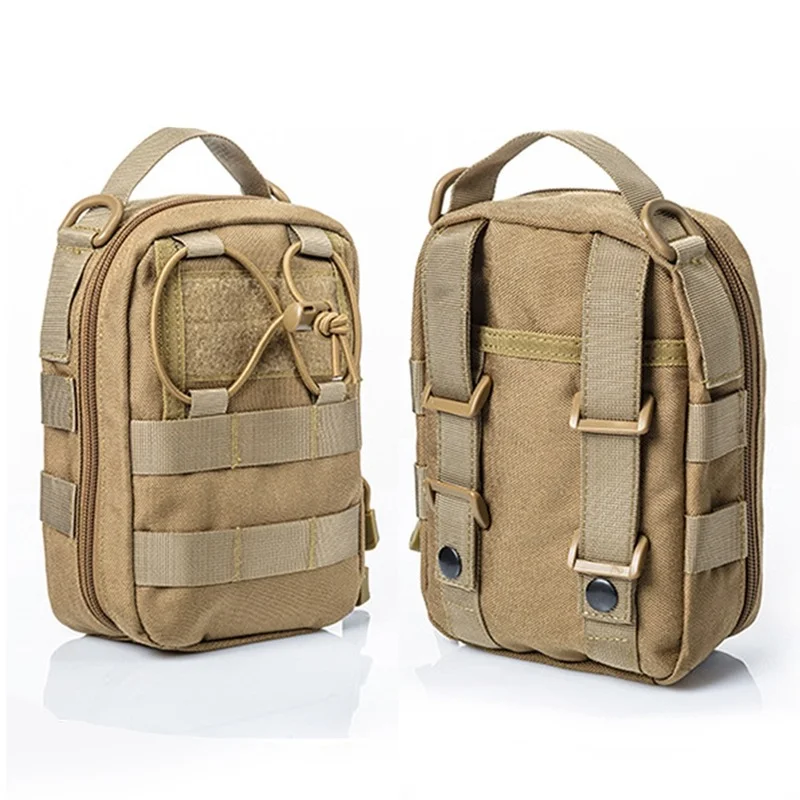 Bolsa táctica militar para exteriores, bolso cruzado de hombro Oxford, impermeable, accesorios de caza y Camping, Mochila del ejército Molle EDC - imagen 3