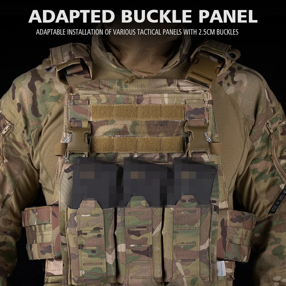 Adaptador de cargador colgante de pecho para chaleco Militar, placa rápida de expansión para caza táctica, AVS, Airsoft - imagen 5