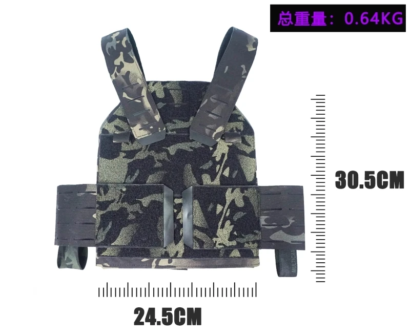 Chaleco táctico Simple y ligero para caza, chaleco con armadura para aparejo de pecho - imagen 5