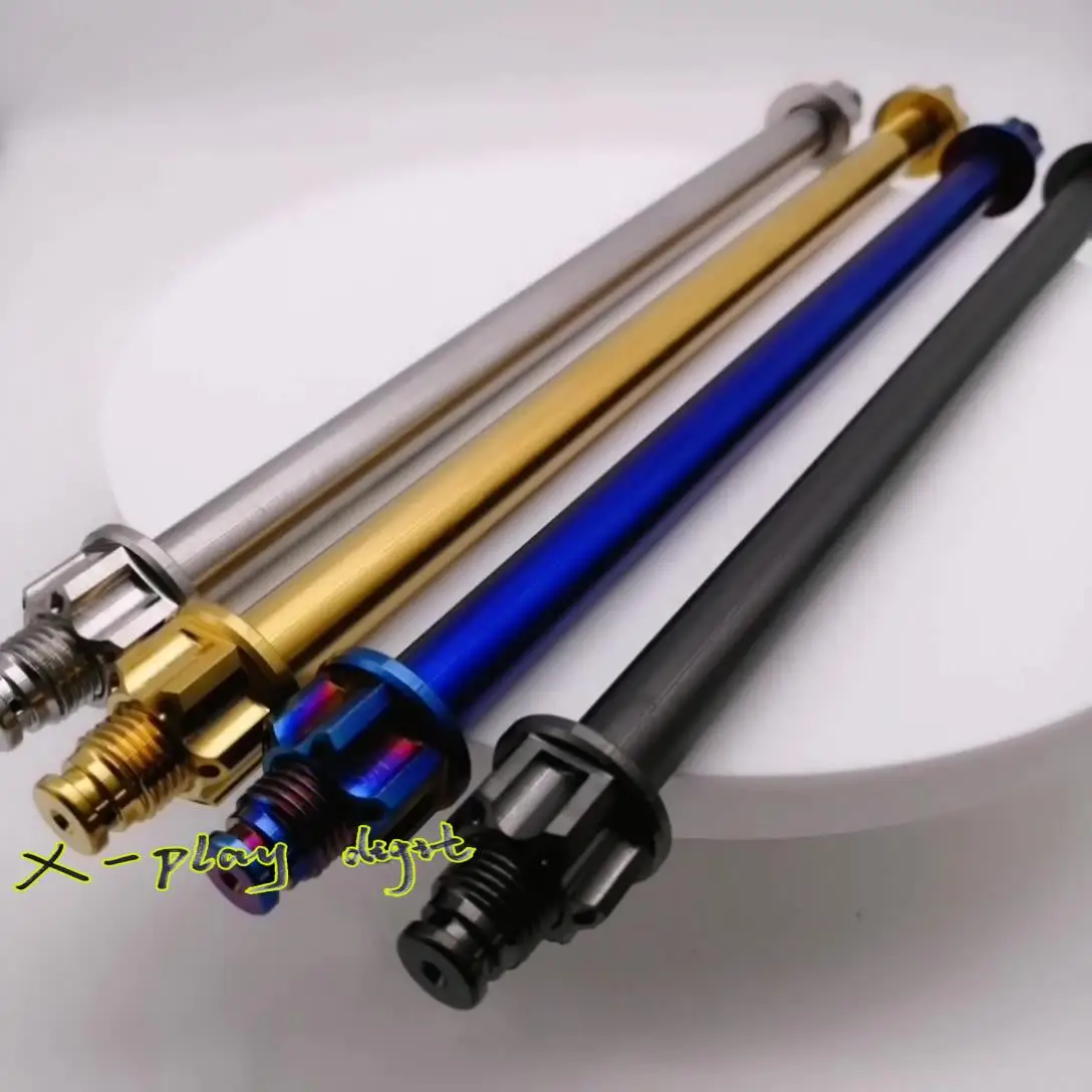 Eje central de aleación de titanio modificado para motocicleta, M15/M12-235/260/280/300/330x1,25