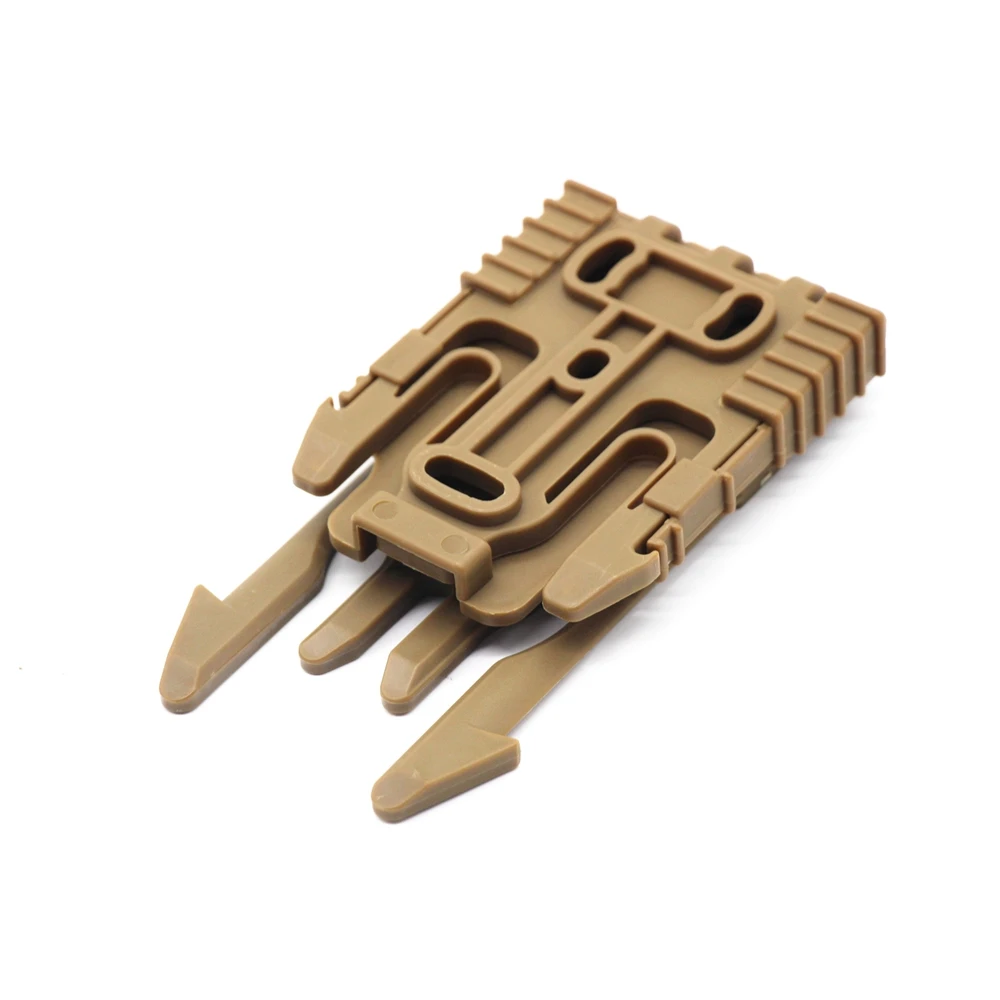 Placa de liberación rápida Molle Universal, adaptador de plataforma para funda de pistola, Kit de sistema de bloqueo rápido con QLS 19 22, chaleco de aparejo de pecho - imagen 5