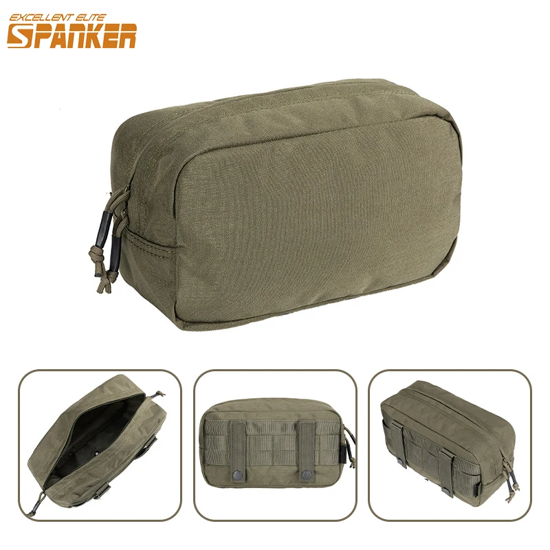 Bolsa táctica, riñonera multifuncional EDC Molle, herramienta, bolsa con cremallera, riñonera, mochila/chaleco, bolsas de accesorios