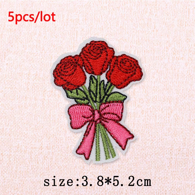 Parche termoadhesivo bordado San Valentín – para ropa y bolsos - imagen 3
