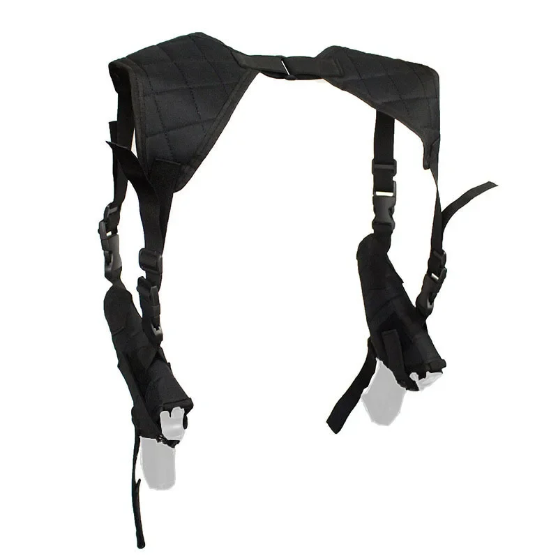 Funda de pistola de transporte oculta Universal, accesorios de caza de entrenamiento al aire libre, bolsa de hombro de pistola Dual, soporte, bolsa de pistola - imagen 3