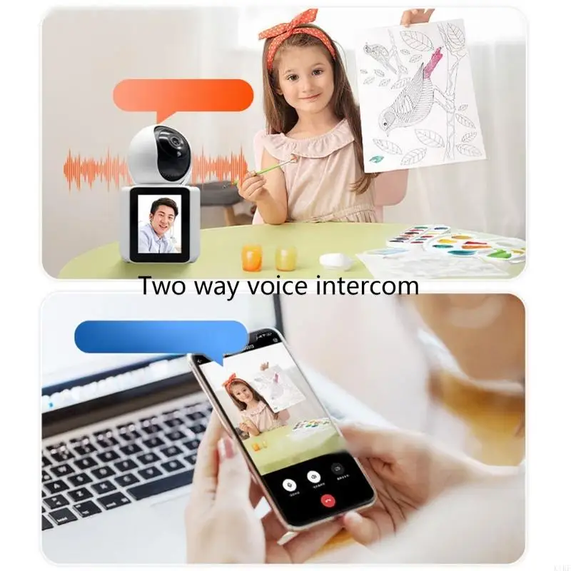 Monitor de vídeo inalámbrico Buildo con pantalla para cámara seguridad - imagen 4