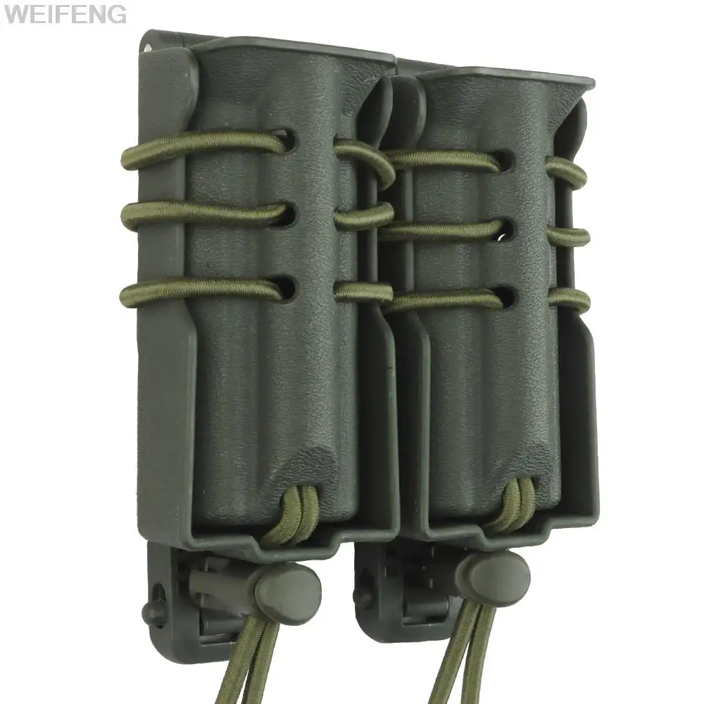 Bolsa militar de 9mm para Glock Beretta M9, funda Universal de pistola Molle doble, rápida - imagen 3