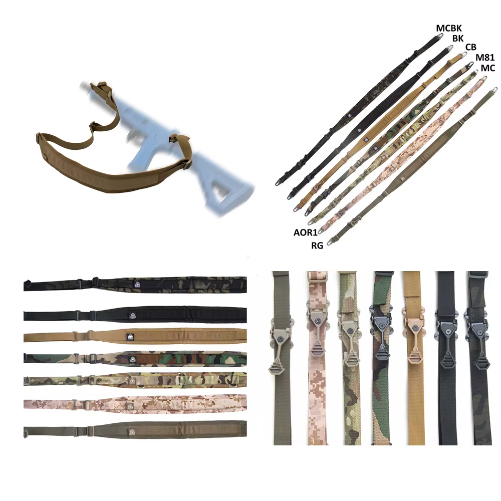 Arnés táctico de dos puntos para rifle estilo FE con ajuste rápido