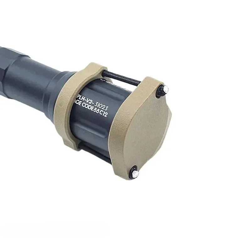 Cubierta protectora táctica para linterna M300 M600, tapa de lente frontal Weaposn Light para M952V M951 Modlite Scout, Protector de luz - imagen 3