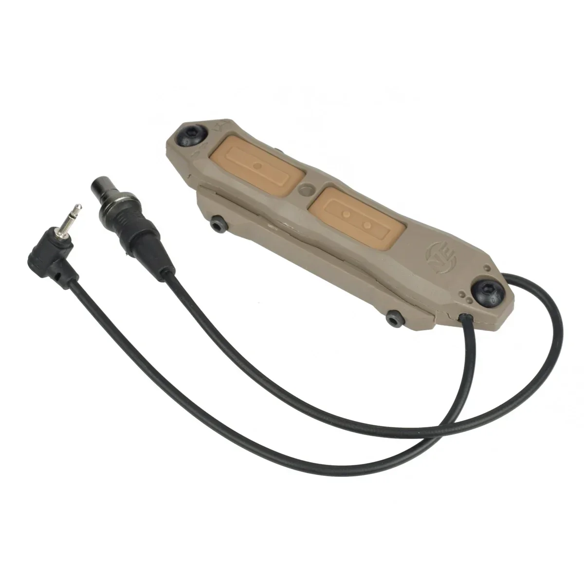 Botón de presión de interruptor doble remoto táctico para PEQ-15 PEQ-16 DBAL-A2 Surefire M300 M600 para riel Keymod m-lok de 20mm - imagen 3
