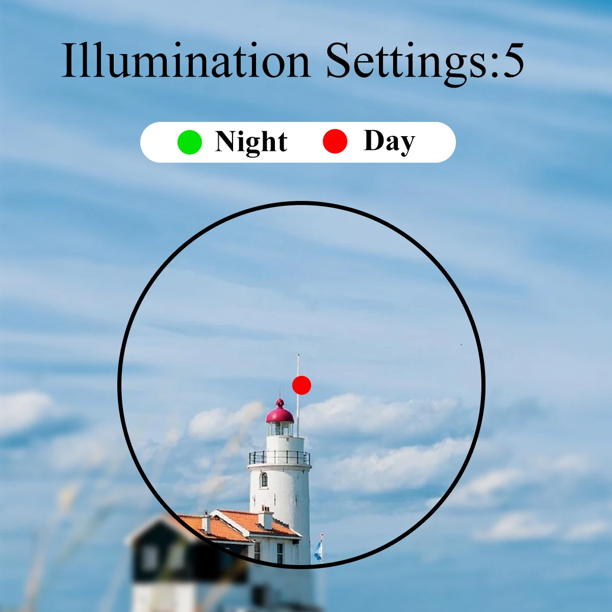 Mira telescópica compacta óptica M2 punto rojo verde 3x44 3,5x30 RGB mira láser equipo táctico tres iluminado para riel Picatinny - imagen 3