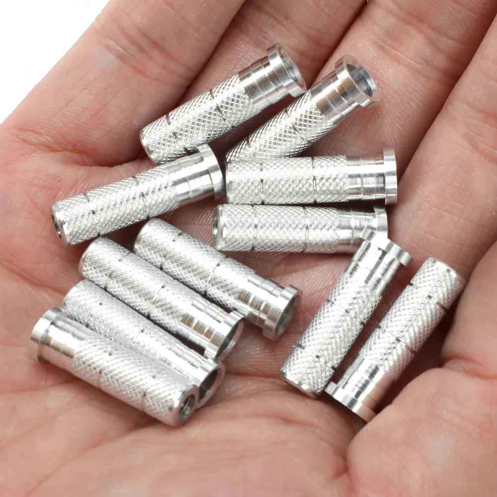 Linkboy-inserción de flecha de aluminio para tiro con arco, accesorios para flechas de caza, OD7.1/7,2/7,3/7,4/7,55/7,6/7,9mm, 12 piezas - imagen 2