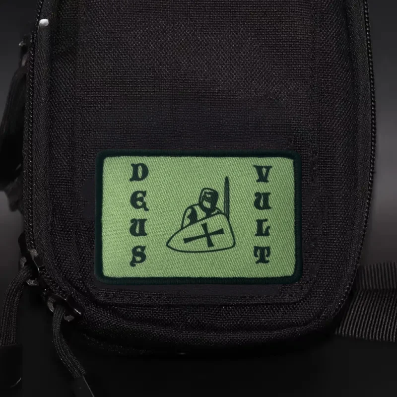 Parche Deus Vult Crusade templario, insignia de moral táctica, gancho y bucle con estampado militar, mochila, ropa, pegatina decorativa, brazalete