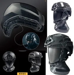 Casco táctico Caiman Airsoft fibra de carbono ligero transpirable entrenamiento rescate al aire libre Paintball tiro CS equipo