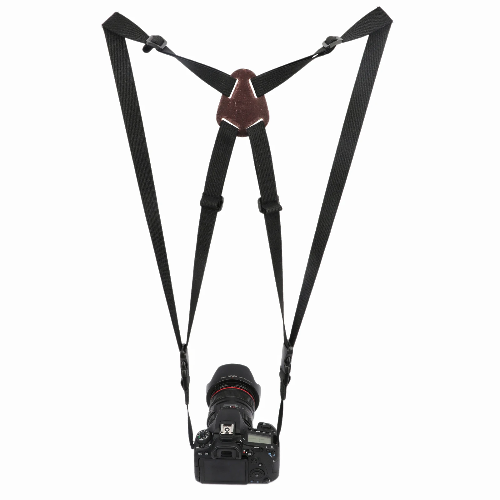 Tourbon-Correa Binocular para caza, telémetros, portador de cámara, arnés elástico de nailon duradero, longitud ajustable para telescopio - imagen 4