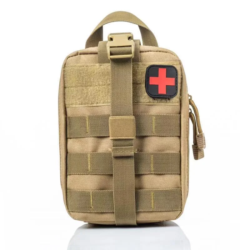 MOLLE-Kit médico táctico, accesorios duraderos, riñonera de camuflaje, paquete multifuncional, Kit de supervivencia para acampar y senderismo al aire libre - imagen 5