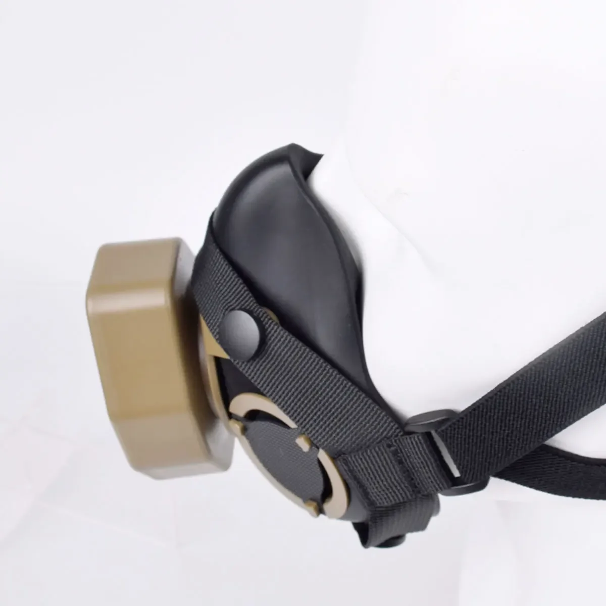 SOTR-respirador táctico de operaciones especiales, Media máscara con filtro reemplazable, máscara antipolvo, juego de guerra, tiro, accesorios de Paintball - imagen 3