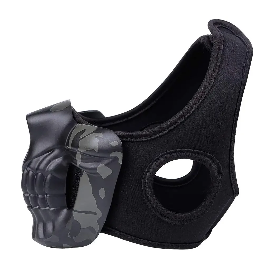 Gran oferta, máscara de media cara de demonio táctico con calavera para Paintball, Cosplay, disfraz de Halloween, fiesta, juego CS, Hockey, ciclismo - imagen 2