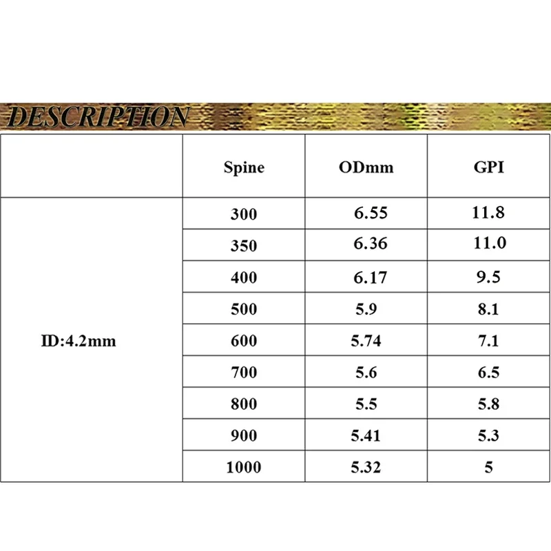 Flechas de carbono puro para tiro con arco recurvo, eje de 12 piezas, Sp800, ID4.2mm, 30 pulgadas - imagen 5